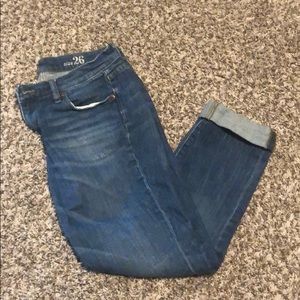 JCrew Broken In Boyfriend Crop Pant